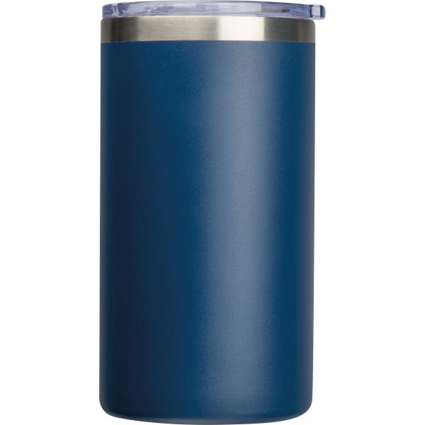 Thermo-Trinkbecher aus Edelstahl mit Namensgravur - 650ml - Farbe: dunkelblau
