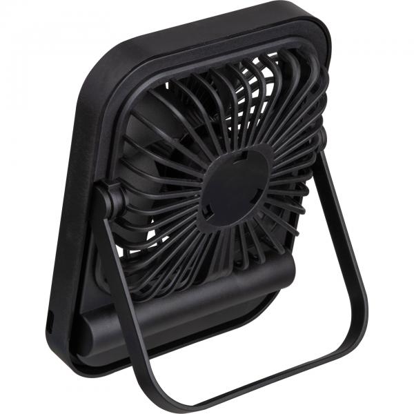 Tischventilator / mit Akku / Farbe: schwarz