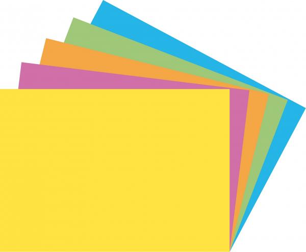 Tonzeichenpapier / DIN A5 / 200g / 40 Blatt / 5 Trendfarben