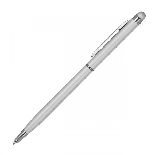 Touchpen Kugelschreiber / schlankes design / Farbe: silber