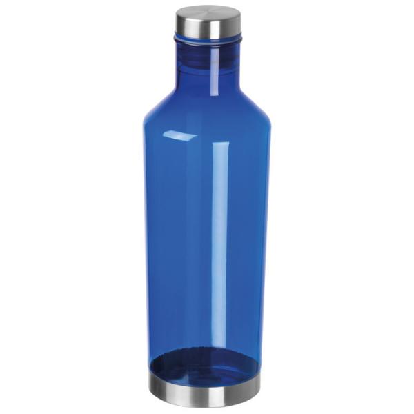 Transparente Trinkflasche aus Tritan / 800ml / Farbe: blau