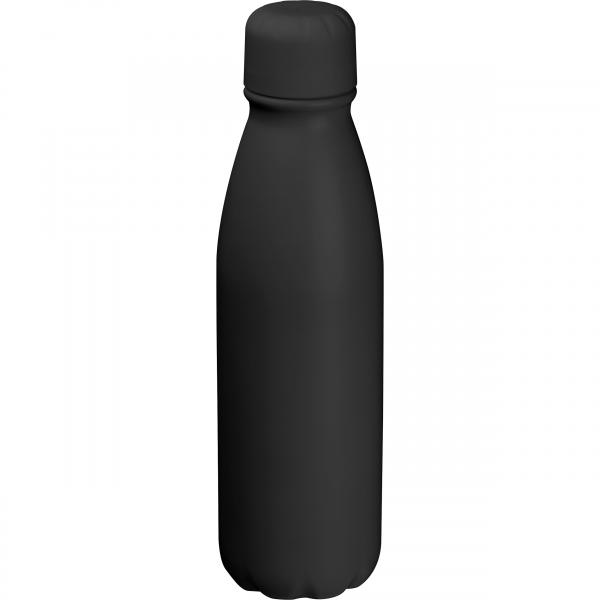 Trinkflasche / aus Aluminium / Füllmenge 0,6l / Farbe: schwarz