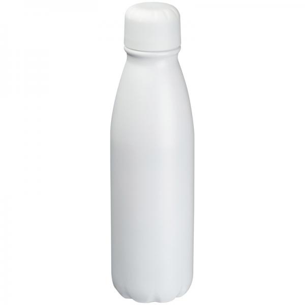 Trinkflasche / aus Aluminium/ Füllmenge 0,6l / Farbe: weiß