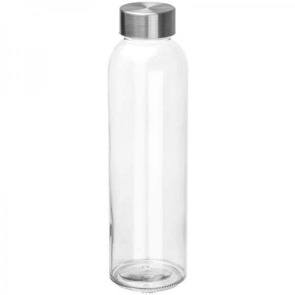 Trinkflasche / aus Glas / Füllmenge: 500ml / Farbe: transparent klar