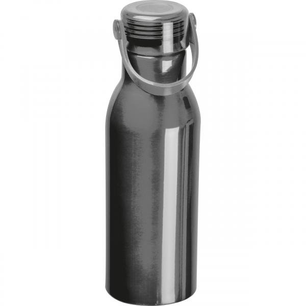 Trinkflasche aus recyceltem Aluminium mit Gravur / 750ml / Farbe: anthrazit