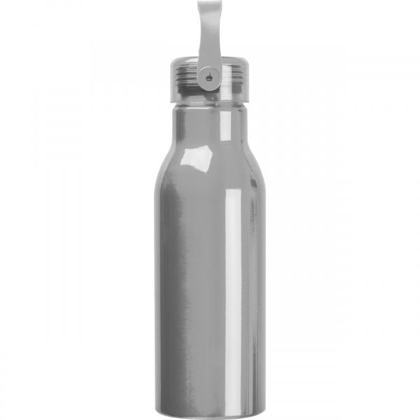 Trinkflasche aus recyceltem Aluminium mit Gravur / 750ml / Farbe: grau