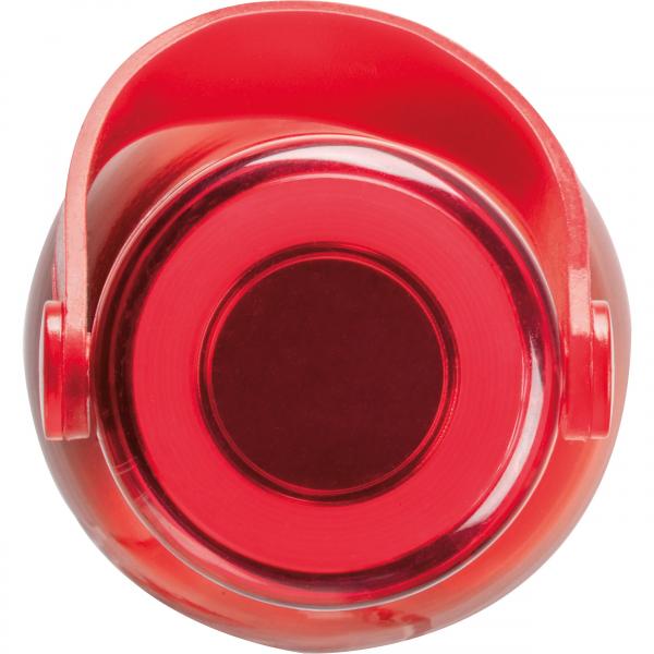 Trinkflasche aus recyceltem Aluminium mit Gravur / 750ml / Farbe: rot