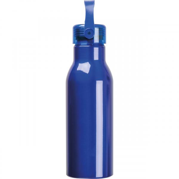 Trinkflasche aus recyceltem Aluminium mit Namensgravur - 750ml - Farbe: blau