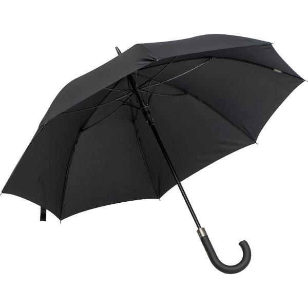 Umweltfreundlicher Automatik-Regenschirm aus RPET / Stockschirm / Farbe: schwarz