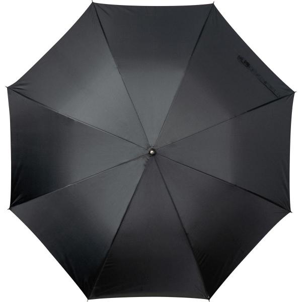 Umweltfreundlicher Automatik-Regenschirm aus RPET / Stockschirm / Farbe: schwarz