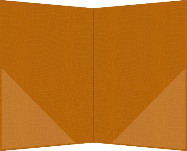 Urkundenmappe DIN A4 / Farbe: schwarz-orange