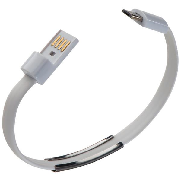 USB Armband zur mobilen Datenübertragung oder Laden des Smartphones / Ladekabel