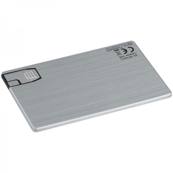 USB-Stick / USB Karte / 4GB / aus Metall