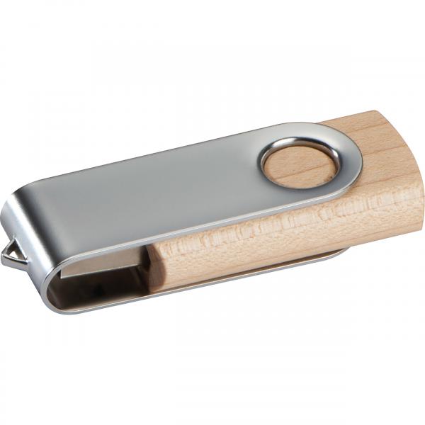 USB-Stick Twister / 8GB / aus Walnuss-Holz