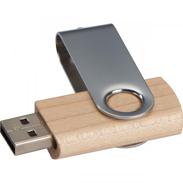 USB-Stick Twister / 8GB / aus Walnuss-Holz