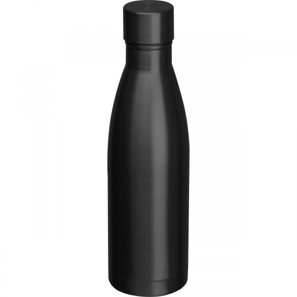 Vakuum Trinkflasche aus Edelstahl / 500ml / Farbe: schwarz