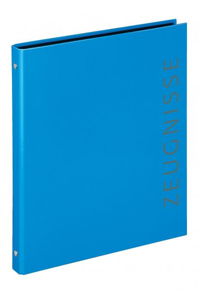 VELOFLEX Zeugnismappe / Zeugnisringbuch / Farbe: blau
