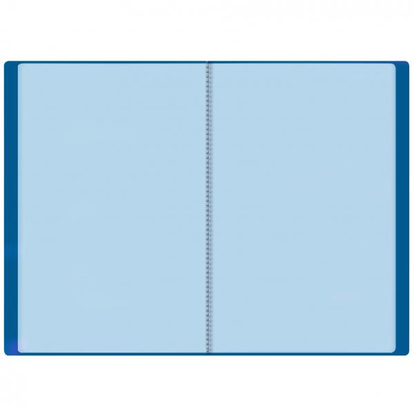 Zeugnismappe / A4 / mit 20 Hüllen / Farbe: blau