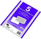 5 Papprückwandtaschen C4 Versandtaschen Papprückwand