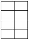 80 Etiketten 10 Blatt DIN A4 A4 105 X 74
