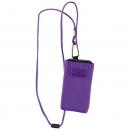Handysocke mit Namensgravur / Farbe: violett