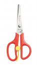 Herlitz Bastelschere / 13cm / rund / Farbe: rot