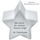 LED Nachtlicht in Sternform mit Gravur / mit wechselnden Farben
