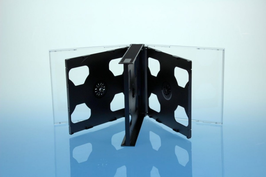 50 DVD CD Hüllen 6fach 6er Jewelcases / Multibox