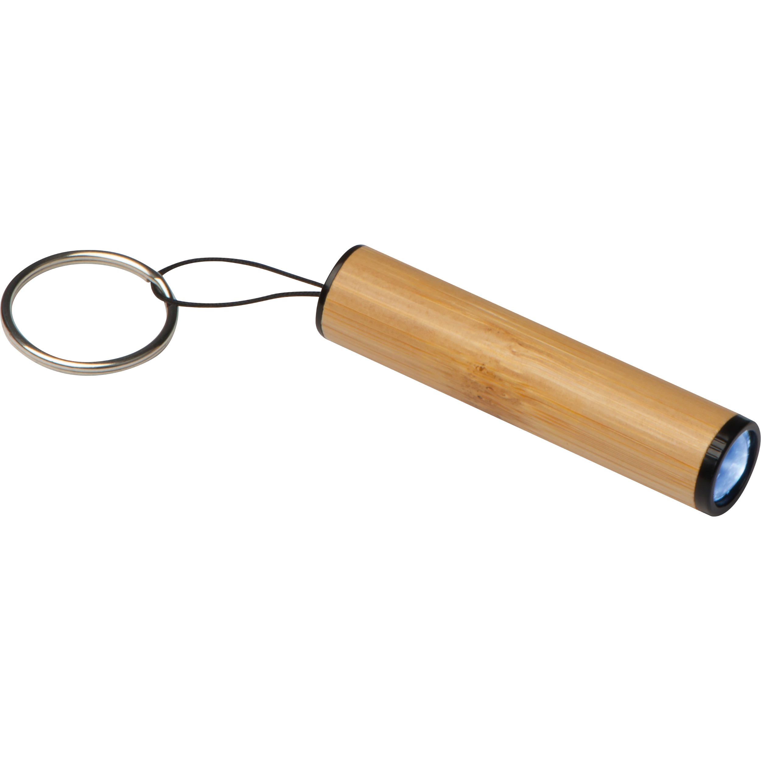 Bambus Taschenlampe mit Gravur / mit Schlüsselring