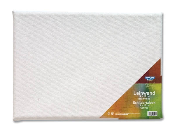 4 Leinwände Leinwand bespannte Keilrahmen 13x18cm