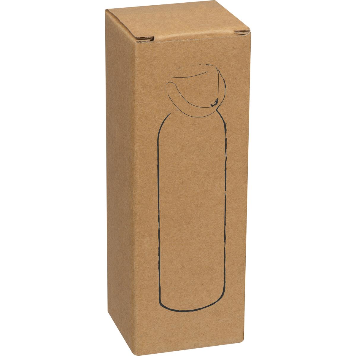 Trinkflasche aus recyceltem Aluminium / 600 ml / Farbe: weiß
