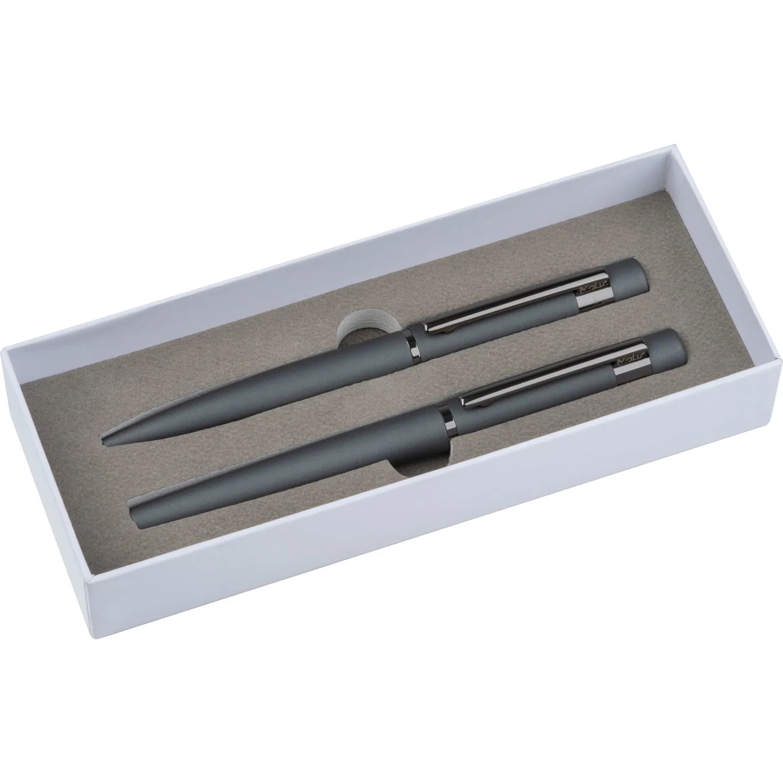 Edles Schreibset "MoLu" mit Gravur / mit Rollerball und Kugelschreiber