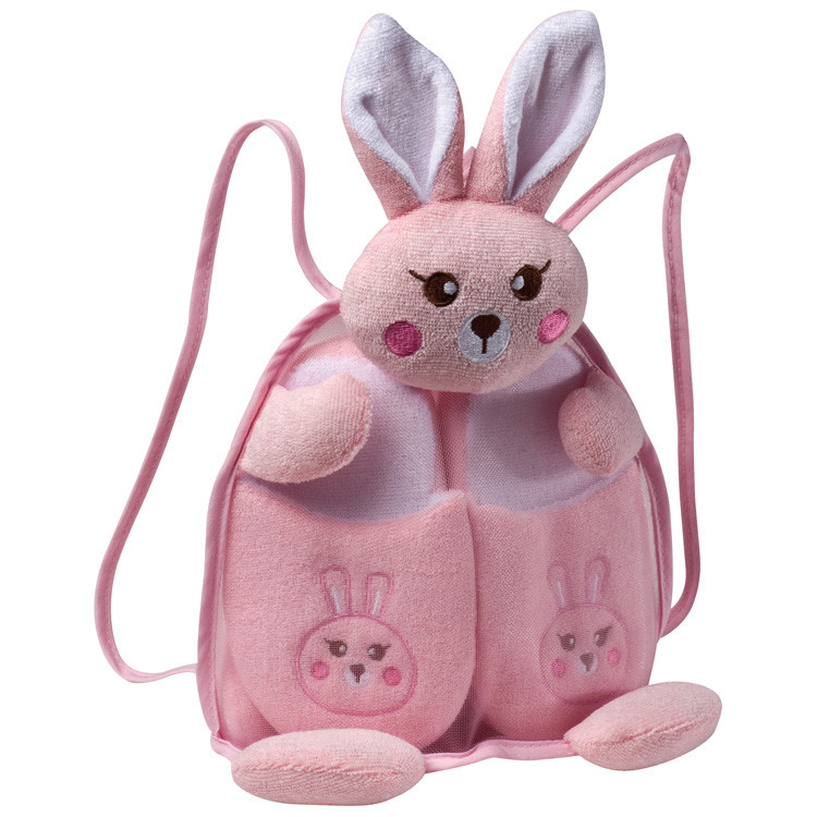 Kinderrucksack / mit Waschhandschuh, Badeschwamm und Hausschuhe