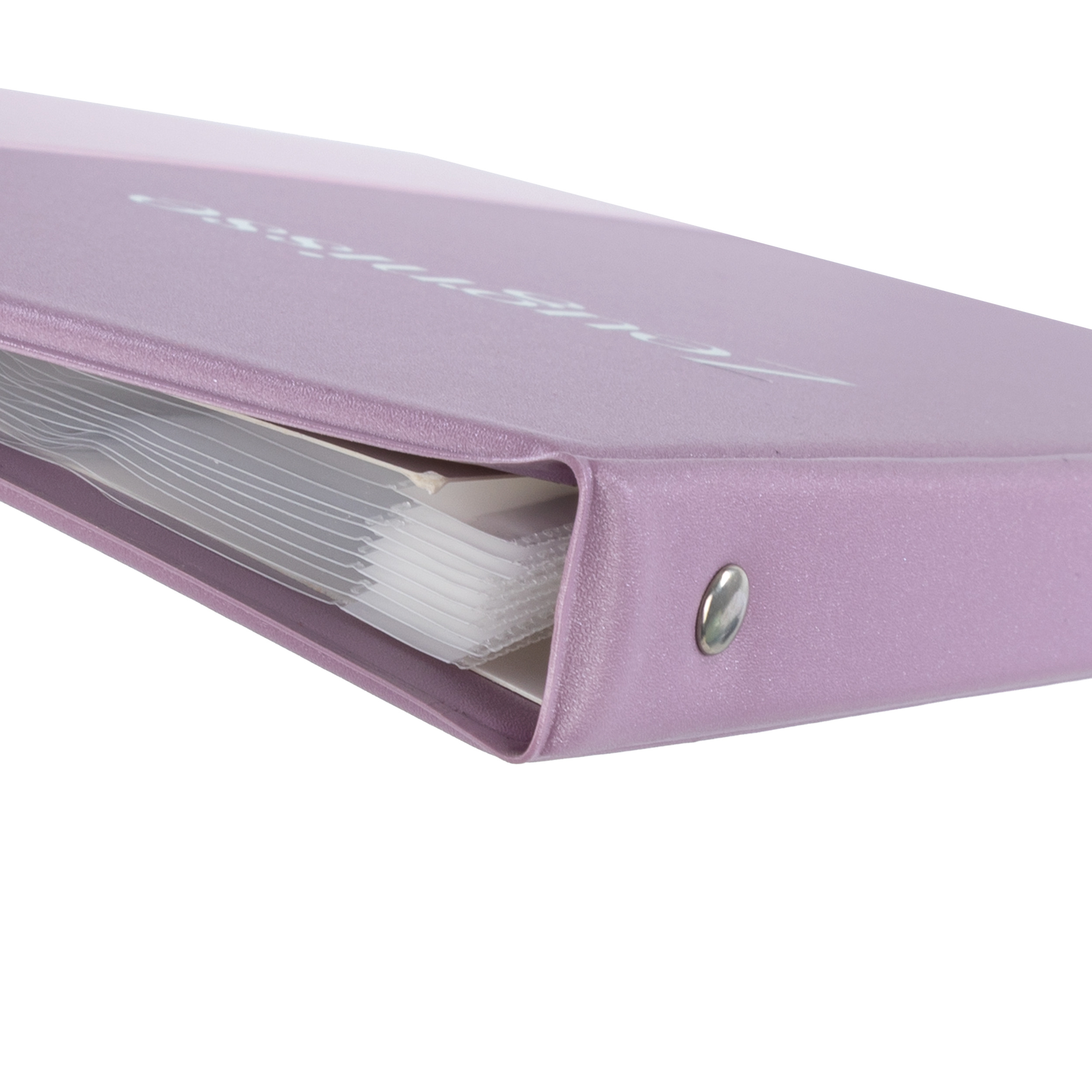 Zeugnismappe / Zeugnisringbuch / A4 / mit 10 Hüllen / Farbe: pastell lila