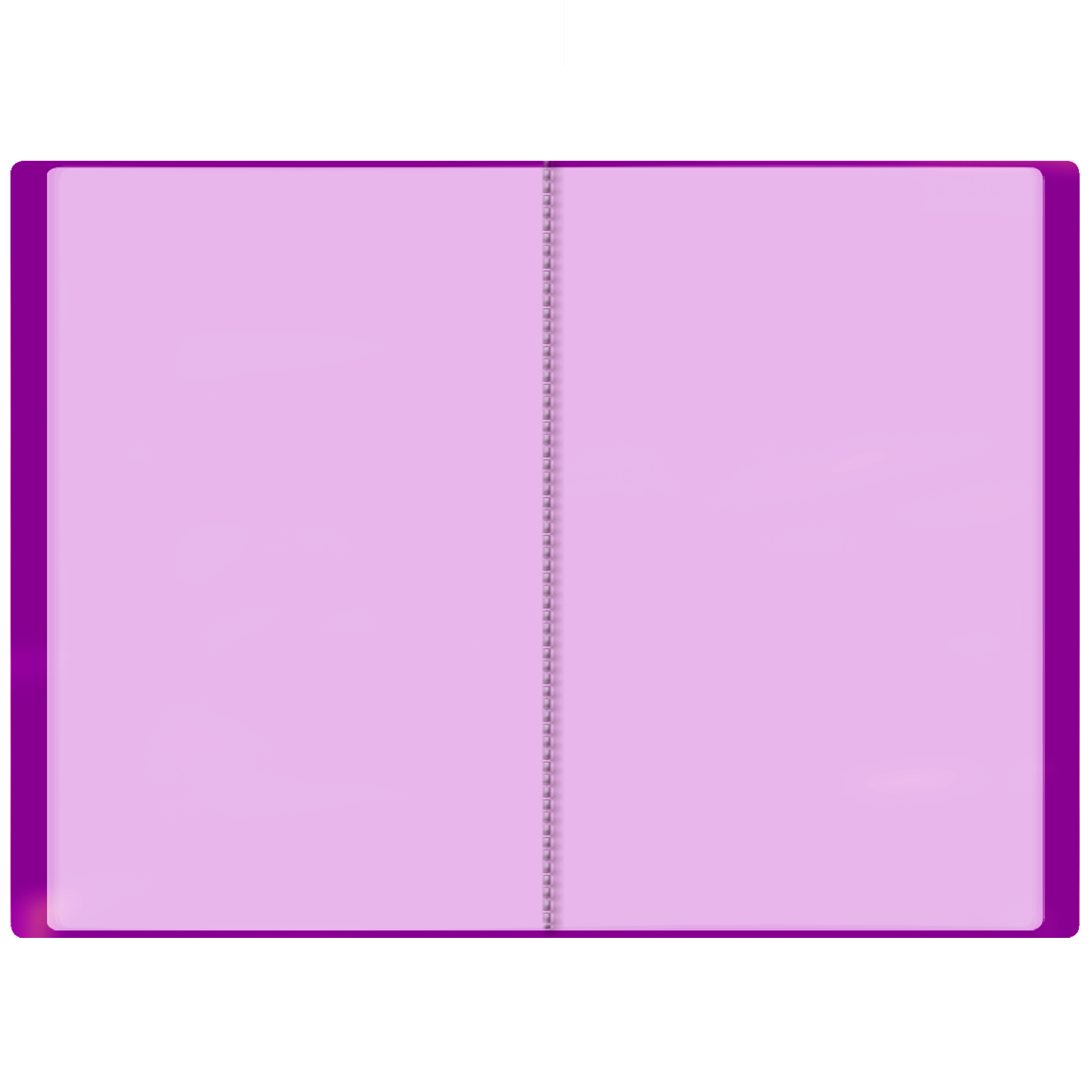 Zeugnismappe / A4 / mit 20 Hüllen / Farbe: pink