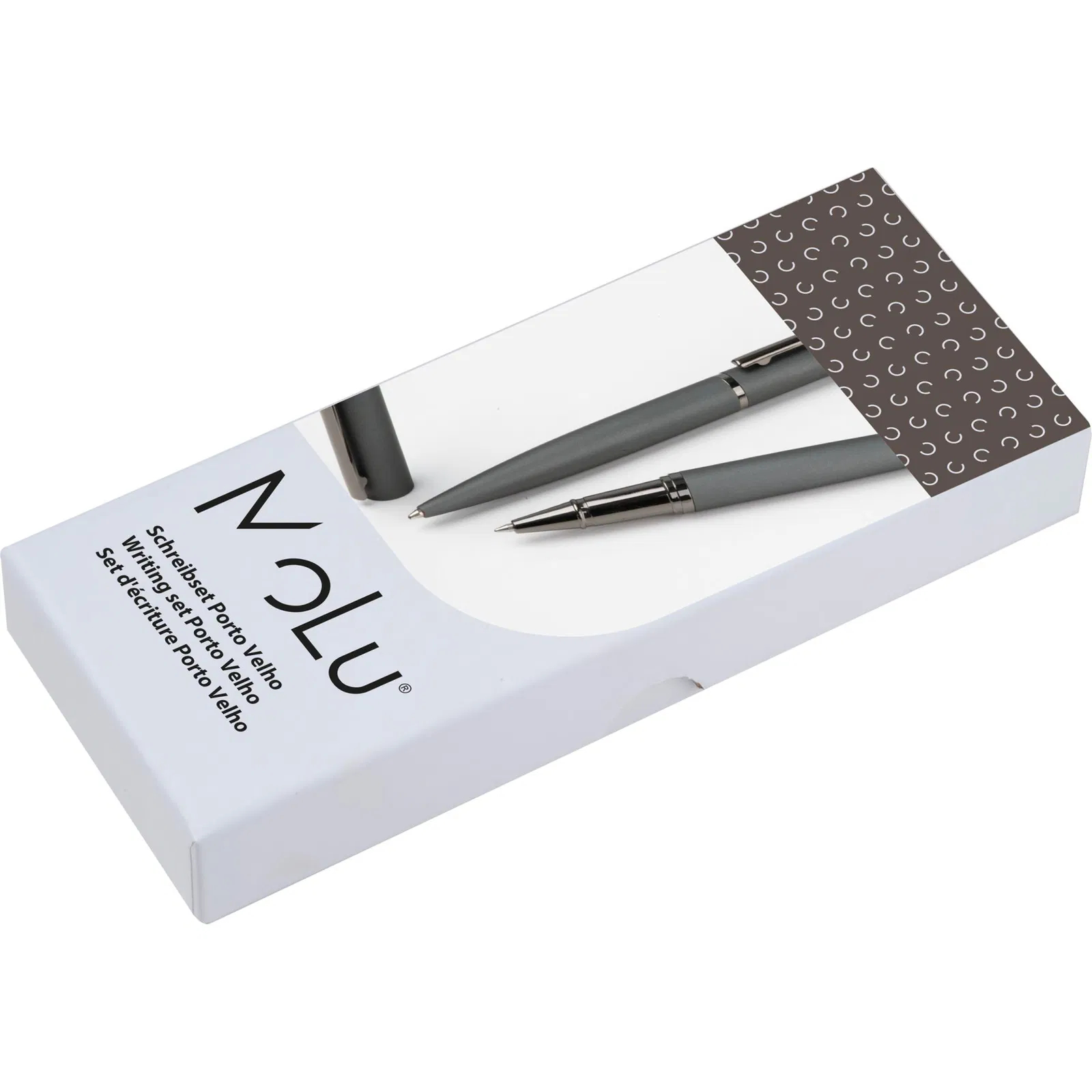 Edles Schreibset "MoLu" mit Gravur / mit Rollerball und Kugelschreiber