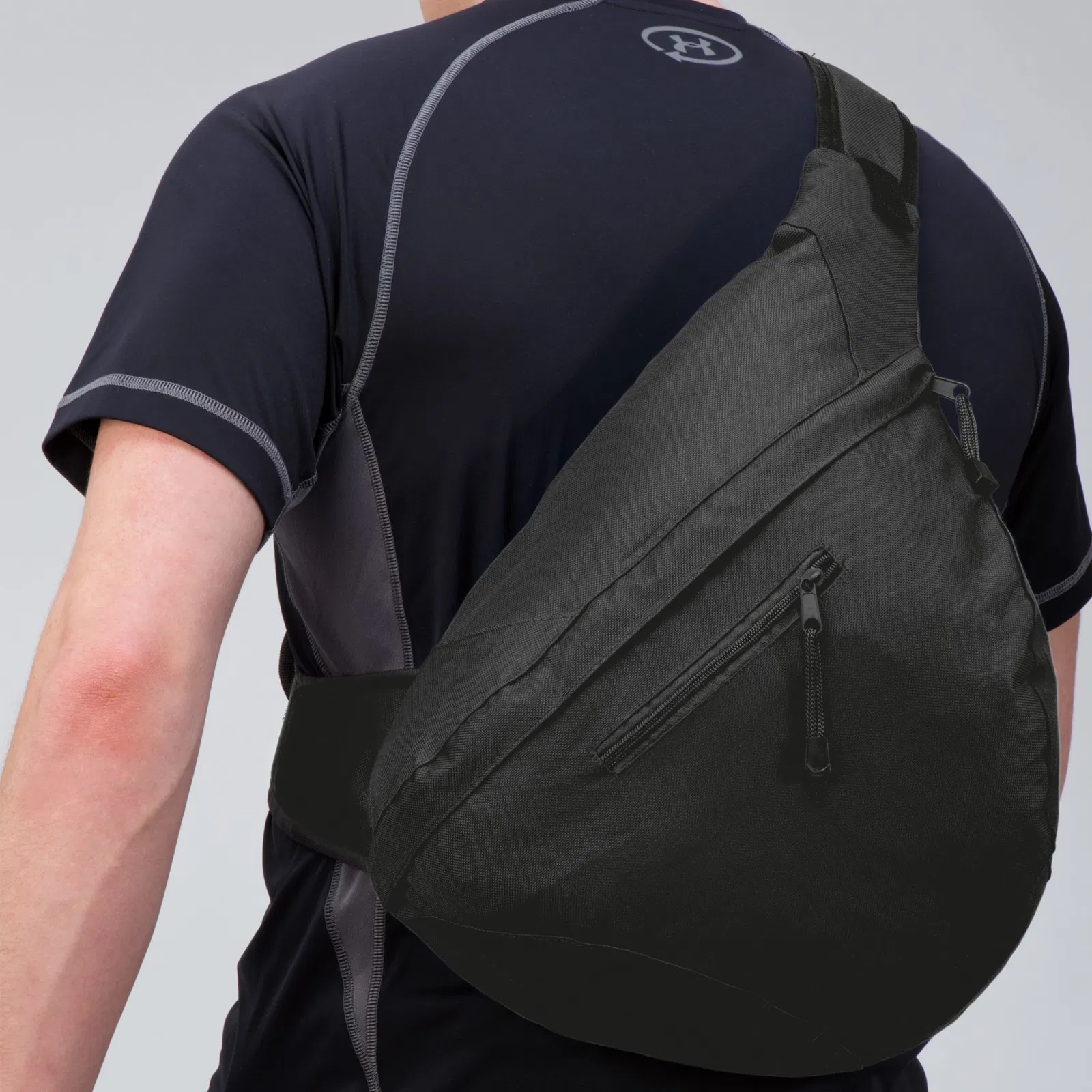 One-Shoulder Citybag / Rucksack / Farbe: schwarz