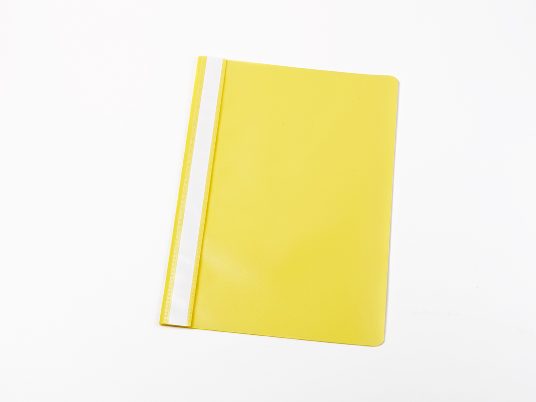 100 Schnellhefter DIN A5 / PP / Farbe: gelb