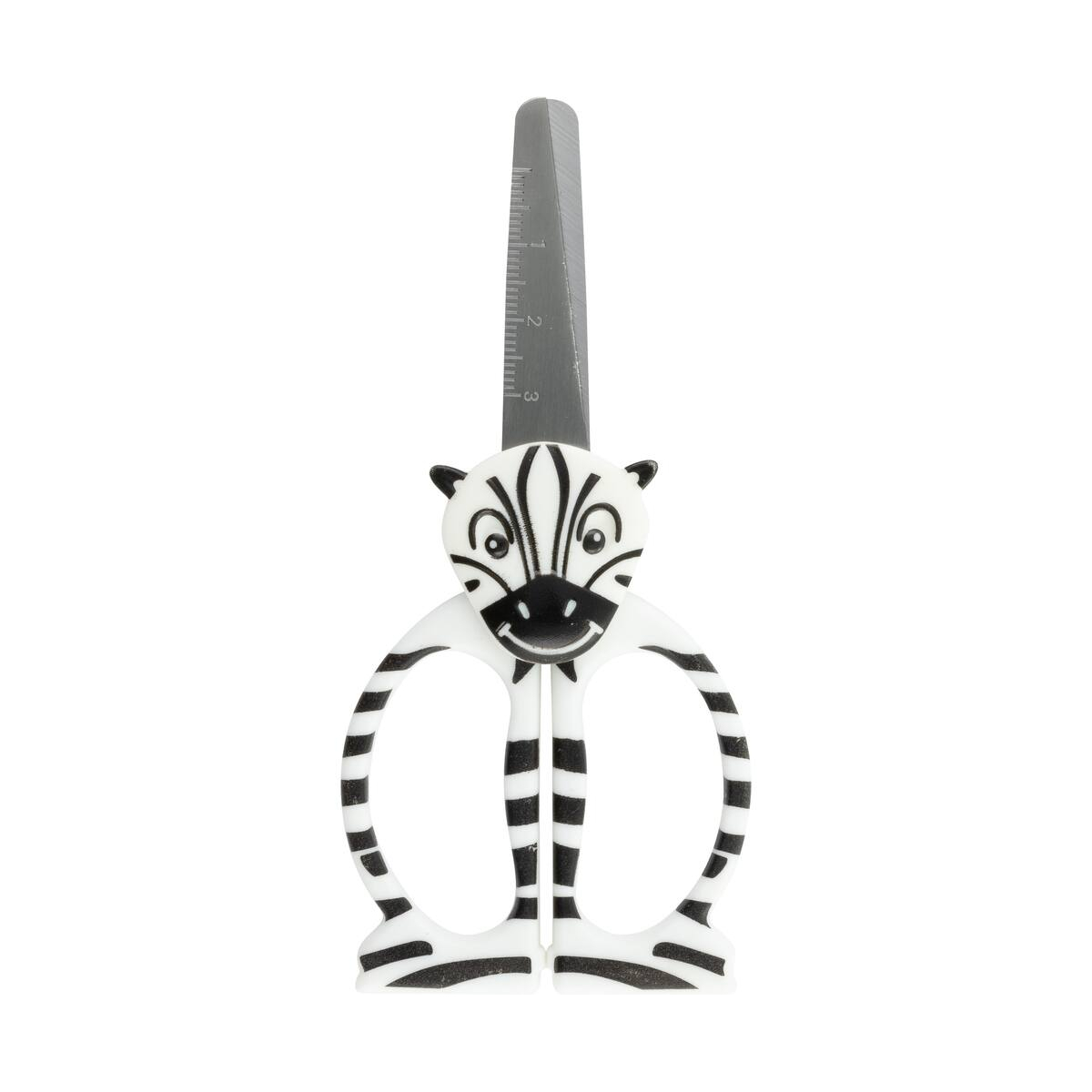 3x Motiv-Kinderschere / Bastelschere / abgerundeten Spitzen / 12 cm / 3 Motive