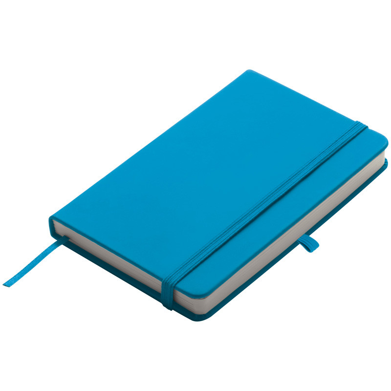 Notizbuch mit Gravur / DIN A6 / 160 S. / blanko / PU Hardcover / Farbe: türkis