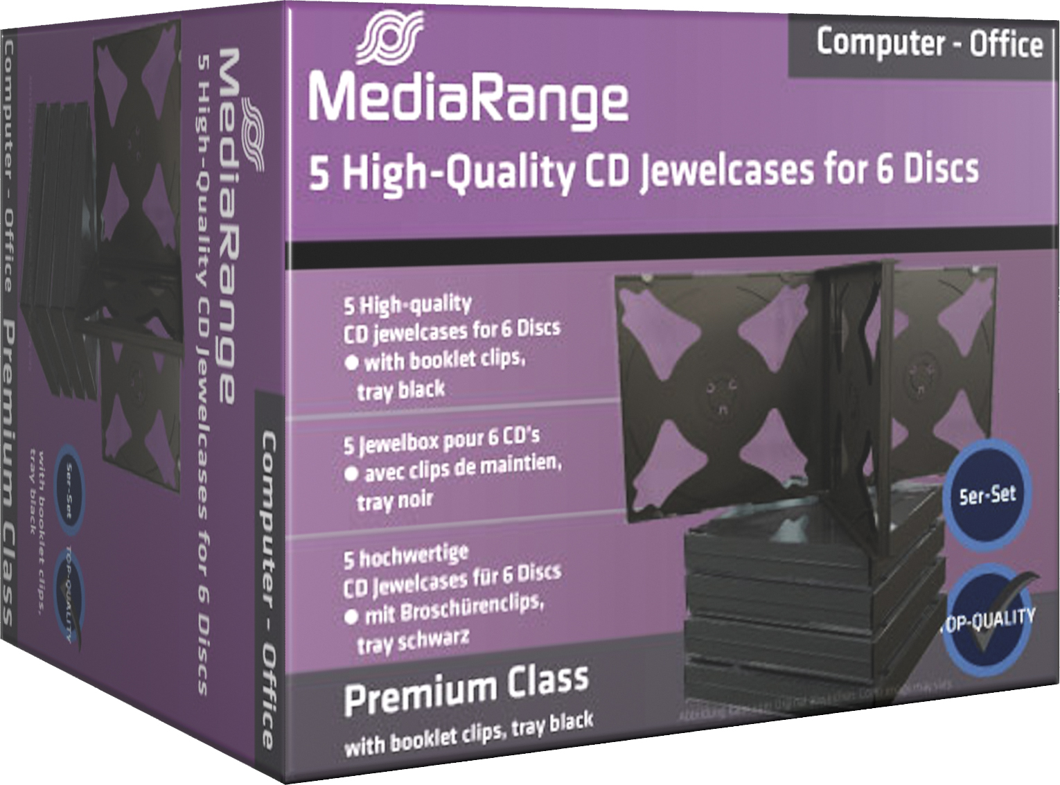 50 (10x 5Stk) DVD CD Hüllen 6fach 6er Jewelcases