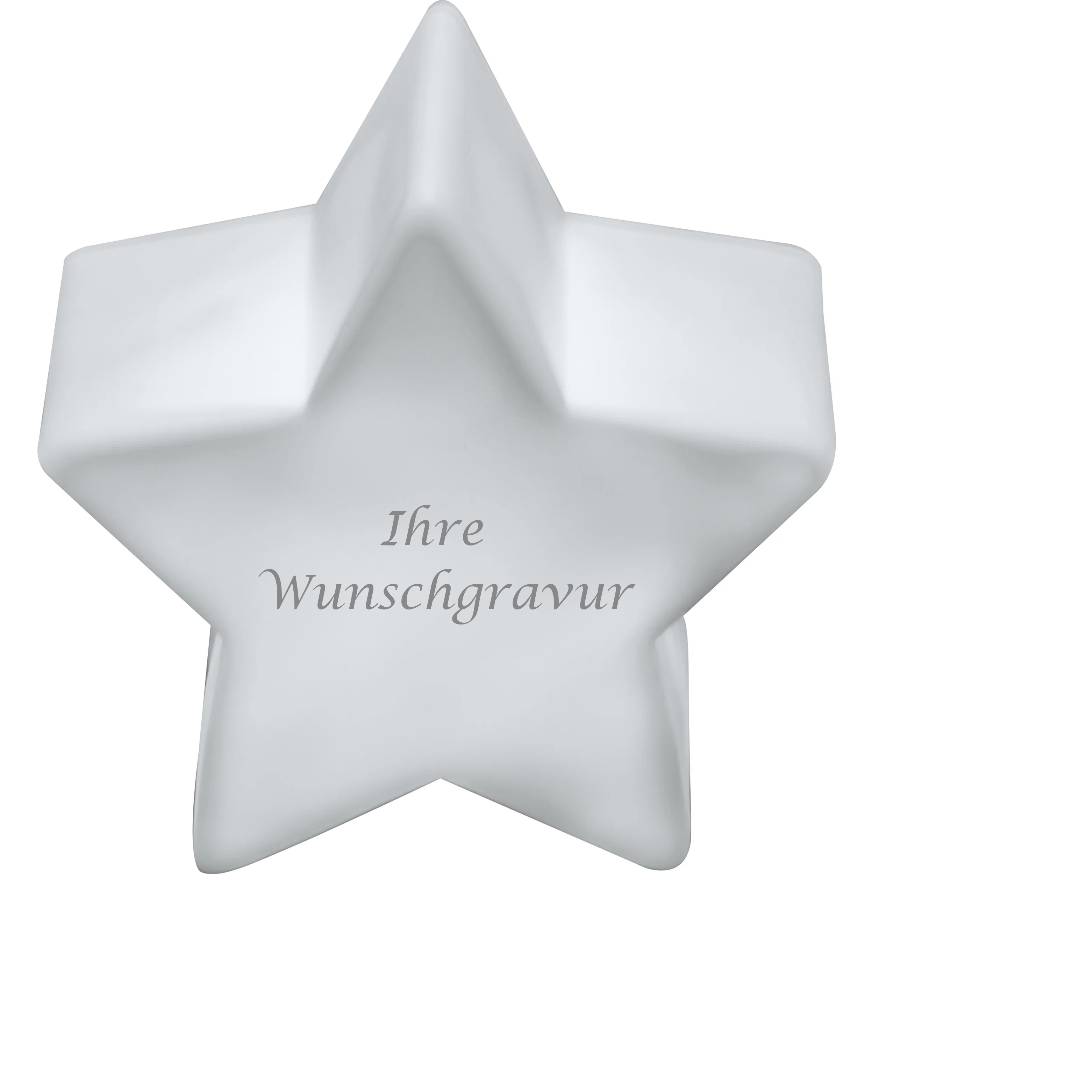 LED Nachtlicht in Sternform mit Gravur / mit Farbwechsel