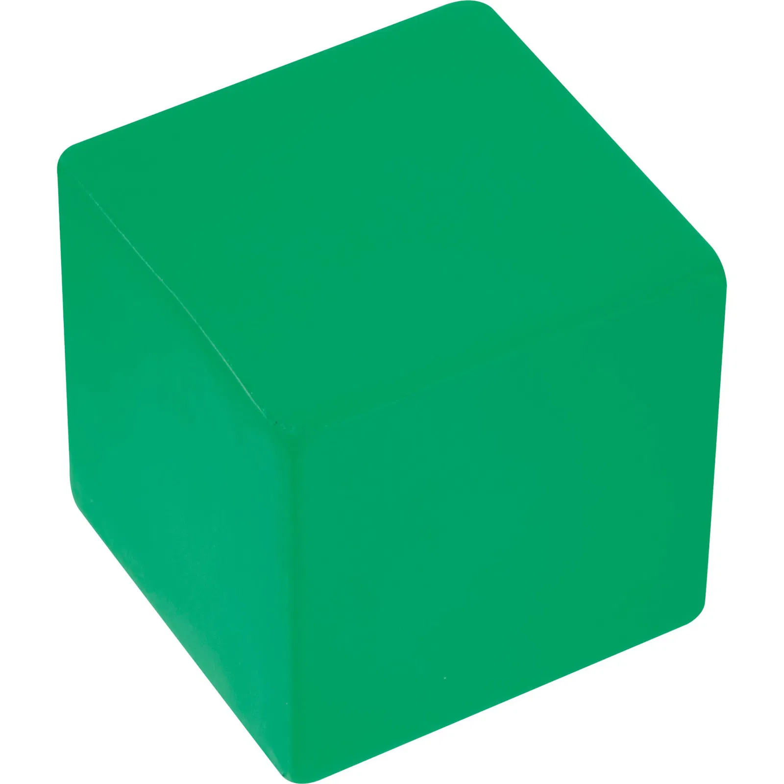 5x Anti-Stressball in Würfelform / Wutball / Knautschball / Farbe: grün