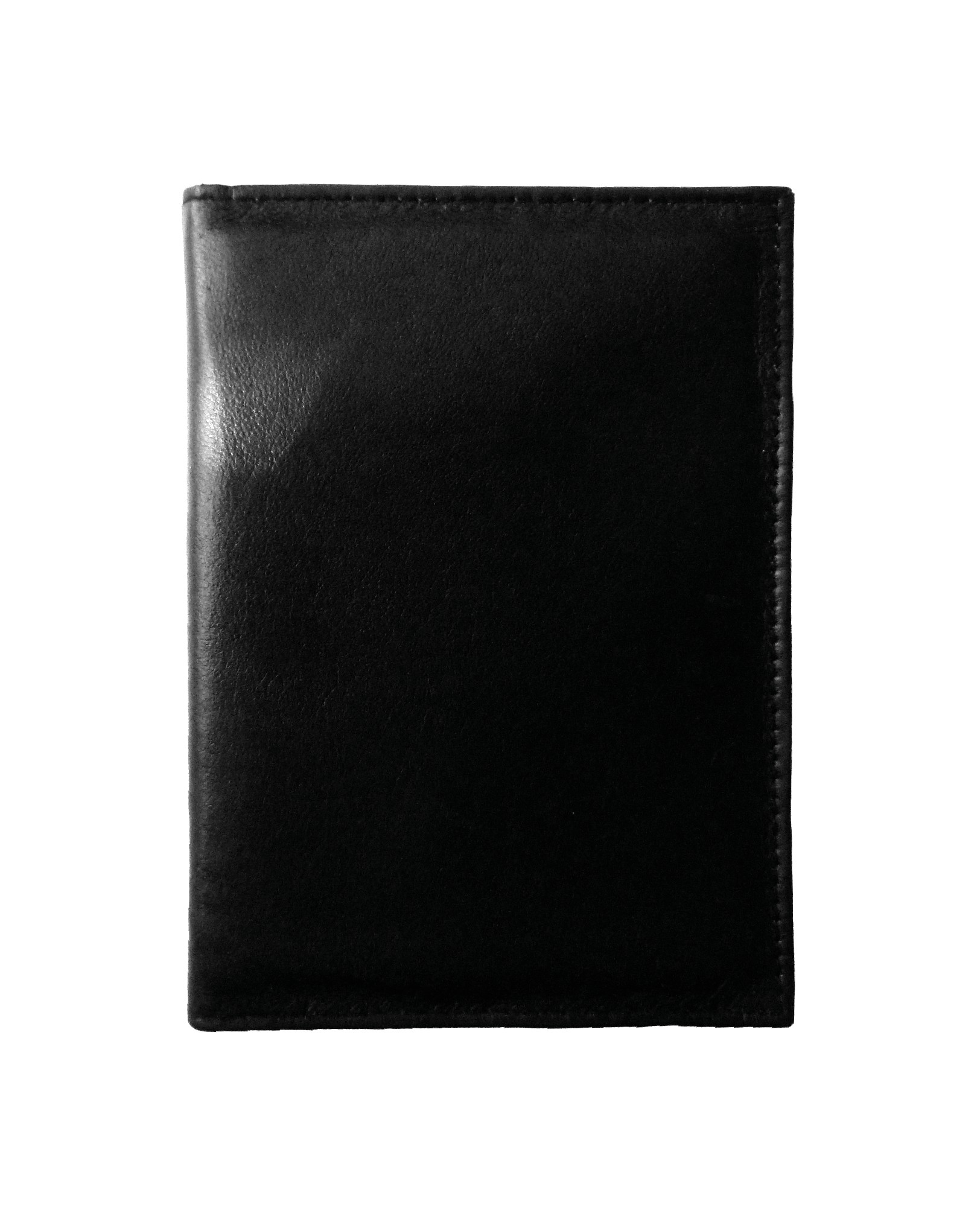 Ausweistasche / aus Leder / mit Kreditkartenfächer / Farbe: schwarz