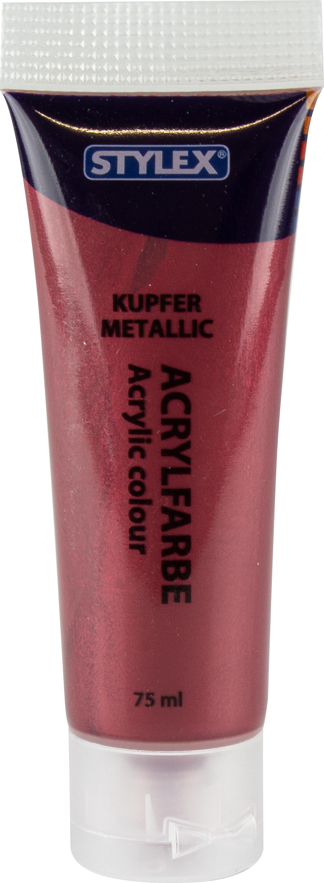 6 Tuben Acrylfarben / Set mit verschiedene Acrylfarben mit je 75ml