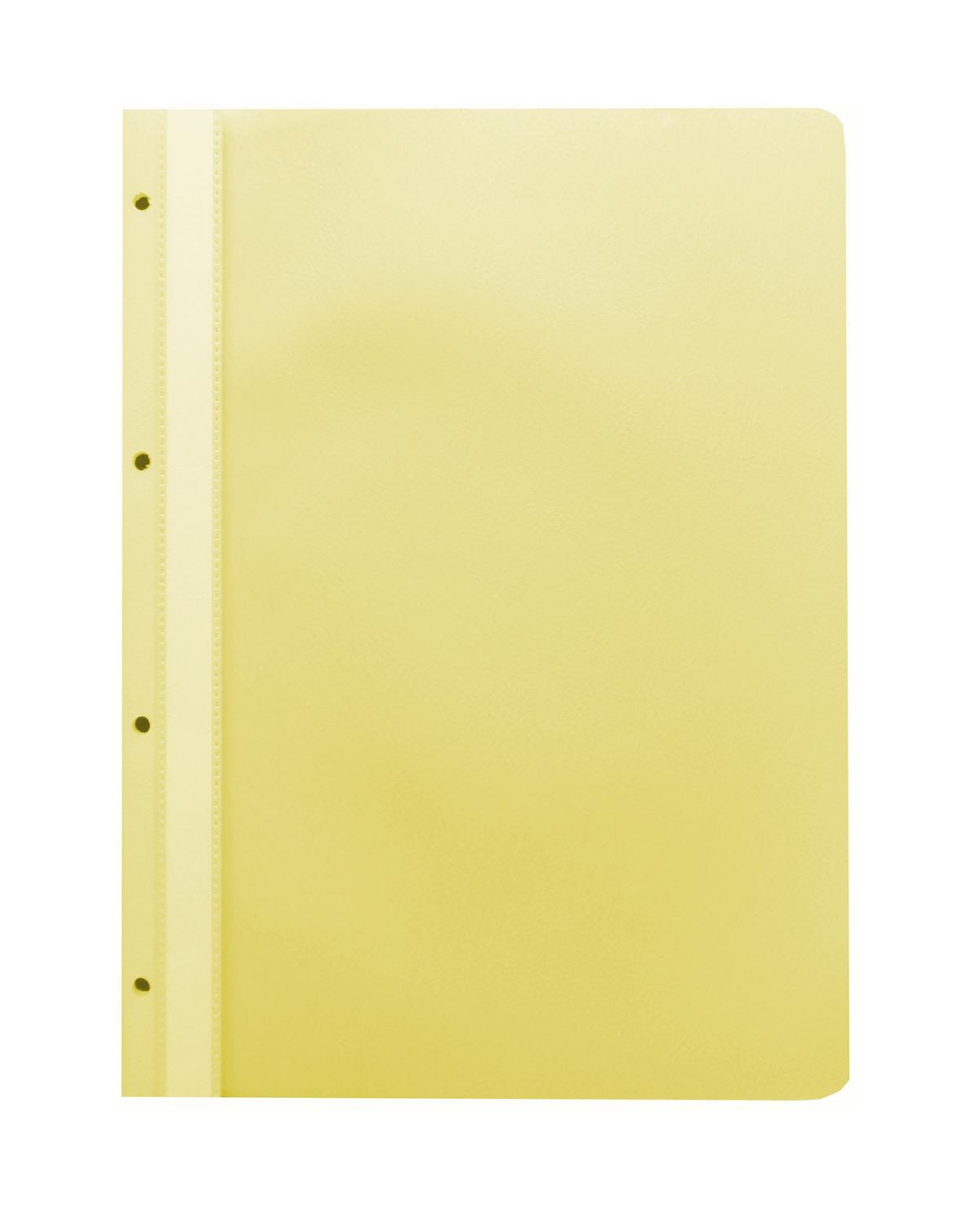 10 Ablage-Schnellhefter / Archiv-Hefter mit Lochung zum Abheften / Farbe: gelb