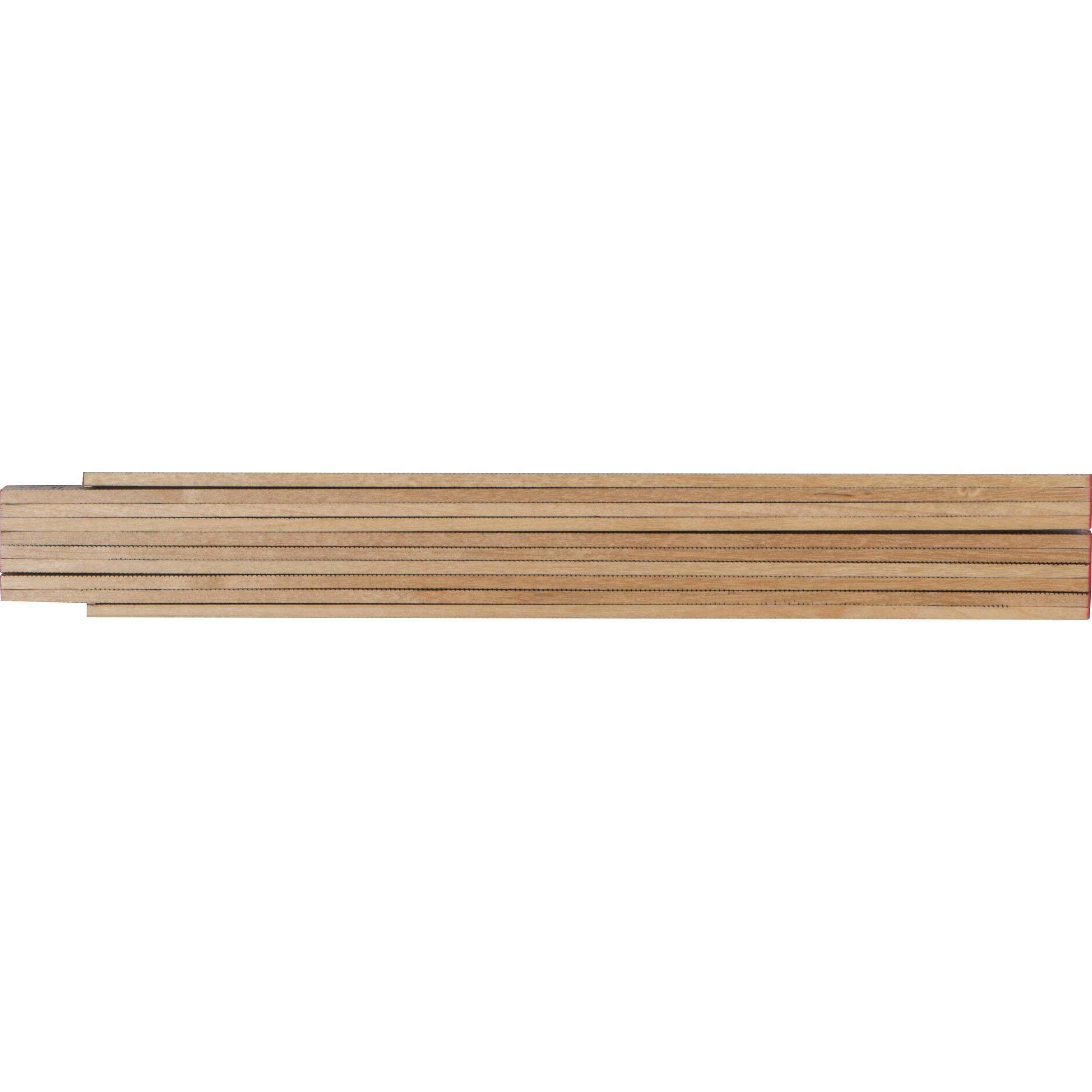 Zollstock / Gliedermaßstab / 2m / aus Holz / Farbe: weiß