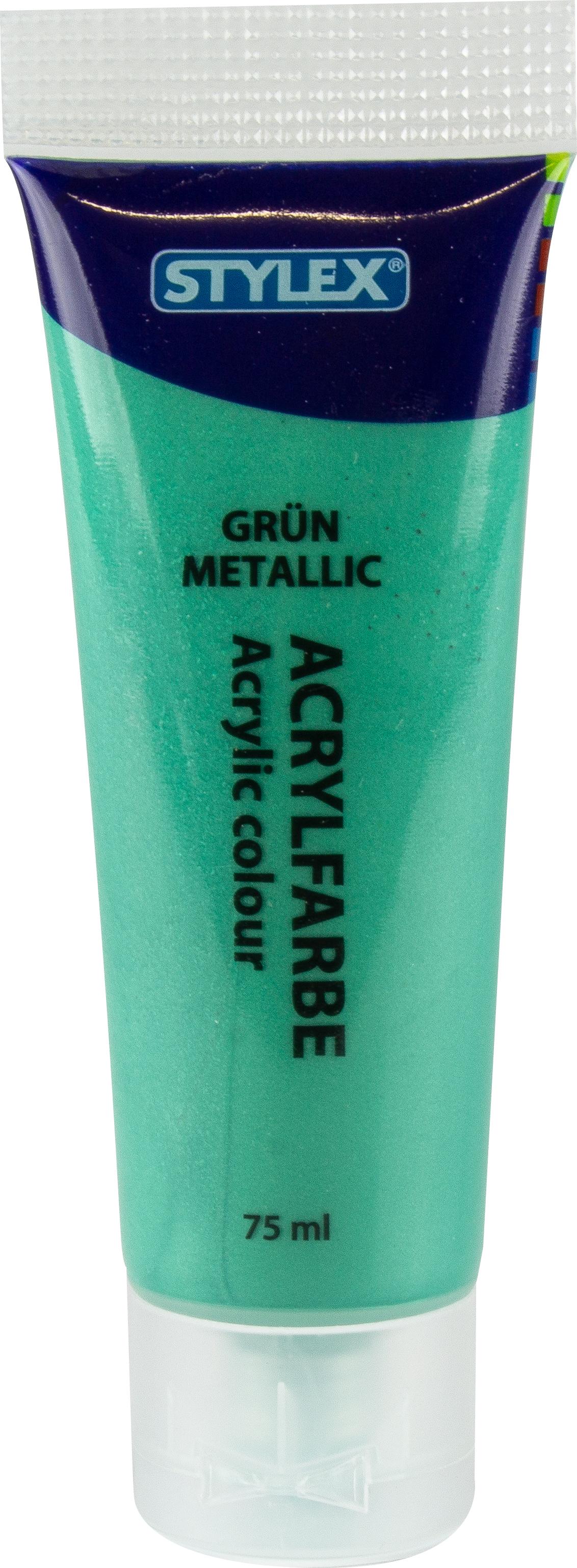 6 Tuben Acrylfarben / Set mit verschiedene Acrylfarben mit je 75ml