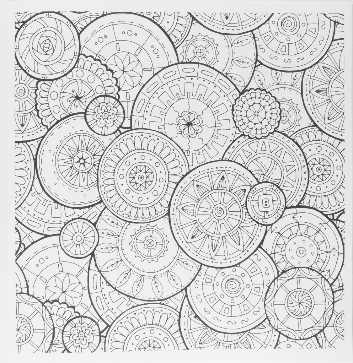 2 verschiedene Malbücher / Malbuch für Erwachsene / 48 Seiten / Größe: 24x24cm