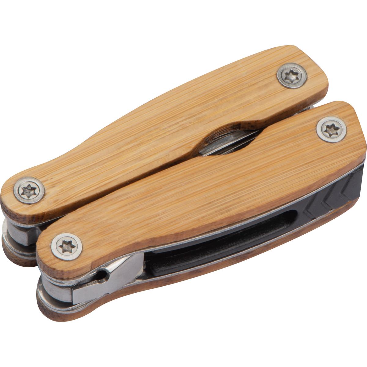 Multitool aus Bambus / Taschenmesser